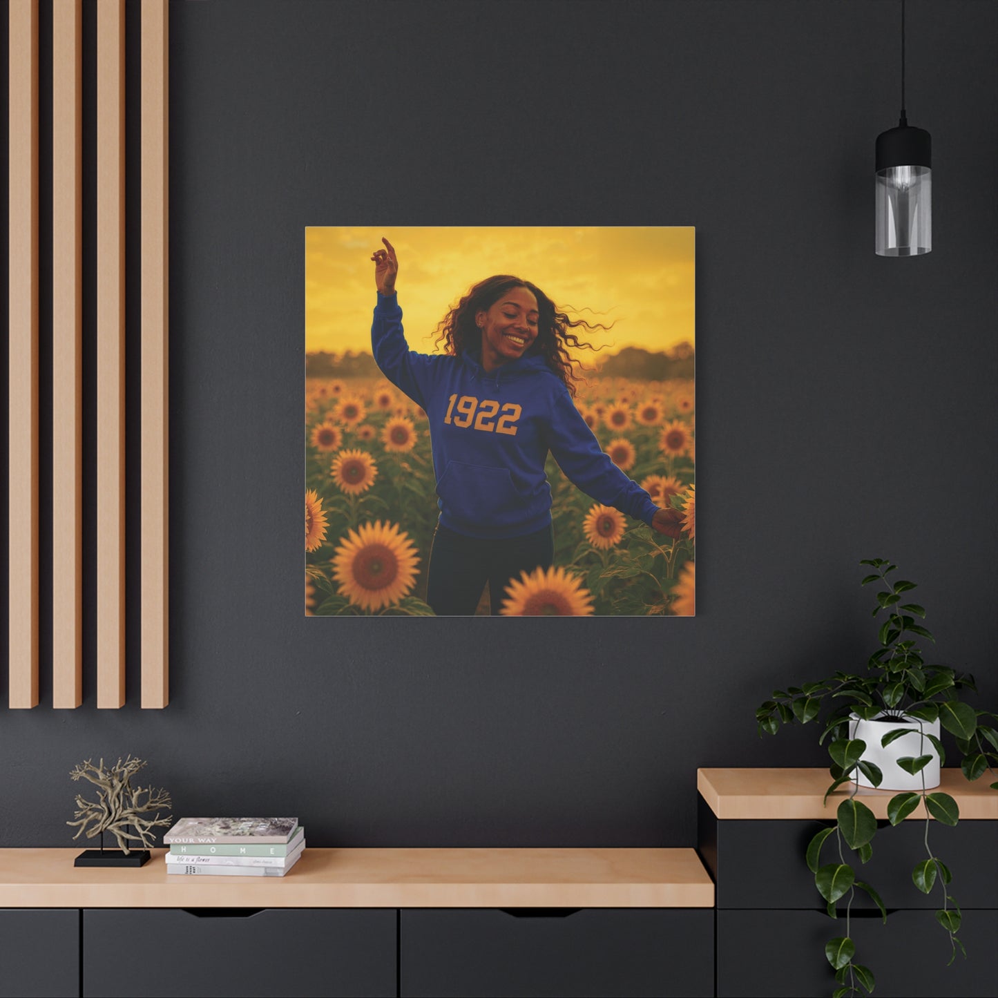 Hoodie Sunlit Sister of 1922 royal blue & gold