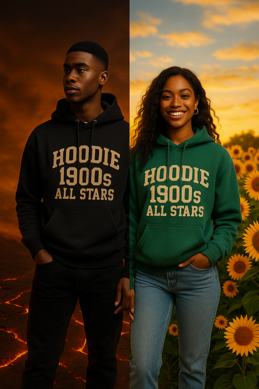 Hoodie 1900s All Stars: A Legacy Portrait Series