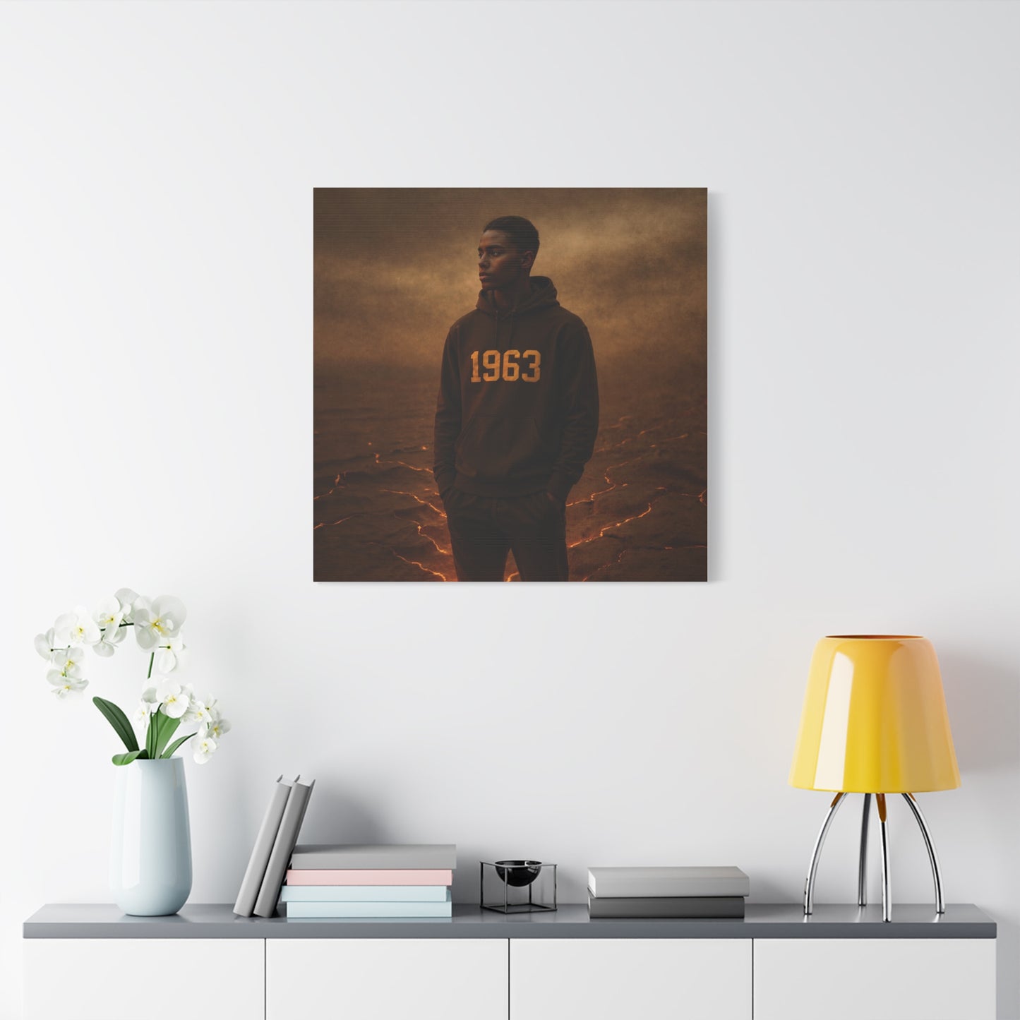 Brown & gold Hoodie resilient fire warrior brother of 1963