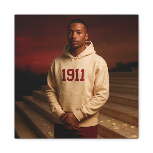 Hoodie cream & crimson twilight leader brother of 1911
