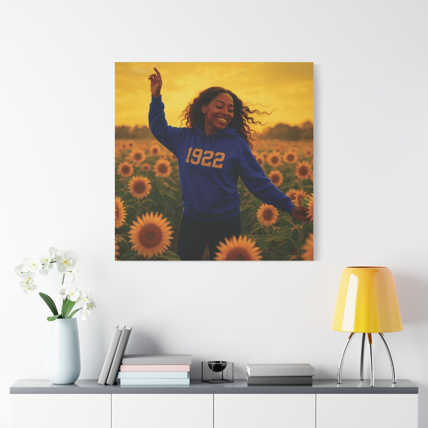 Hoodie Sunlit Sister of 1922 royal blue & gold